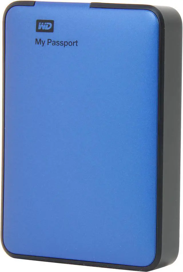 Main image of WD 2TB My Passport Essential External Hard Drive USB 3.0 Model WDBY8L0020BBL-NESN Blue