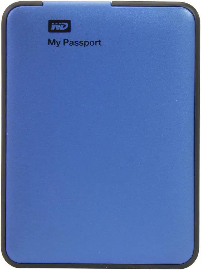 Alt view image 2 of 5 - WD 2TB My Passport Essential External Hard Drive USB 3.0 Model WDBY8L0020BBL-NESN Blue