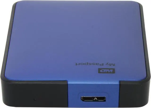 Alt view image 4 of 5 - WD 2TB My Passport Essential External Hard Drive USB 3.0 Model WDBY8L0020BBL-NESN Blue