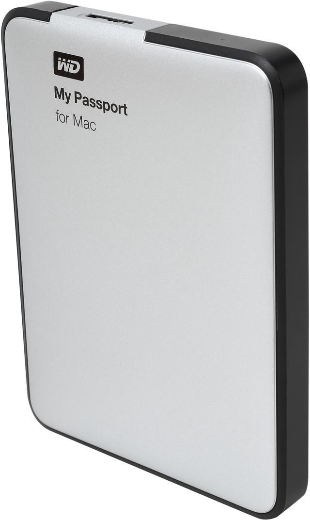 Open Box: WD 1TB Silver My Passport for Mac Portable External Hard