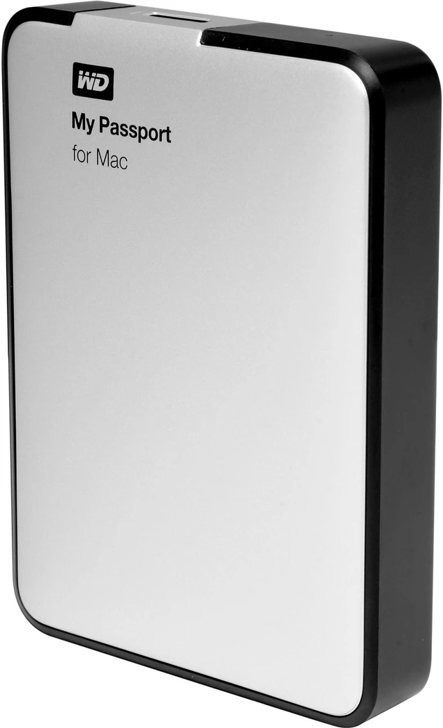 Main image of WD 2TB Silver My Passport for Mac Portable External Hard Drive - USB 3.0 - WDBZYL0020BSL-NESN