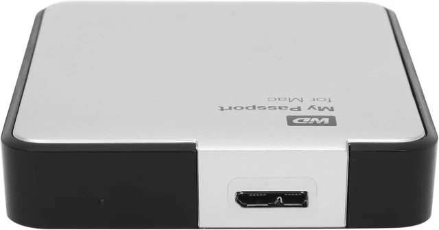 Alt view image 4 of 6 - WD 2TB Silver My Passport for Mac Portable External Hard Drive - USB 3.0 - WDBZYL0020BSL-NESN