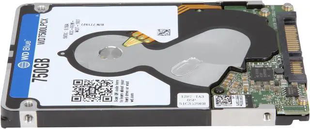 Alt view image 4 of 5 - WD Blue 750GB Mobile 7.00mm Hard Disk Drive - 5400 RPM SATA 6 Gb/s 2.5 Inch - WD7500LPCX