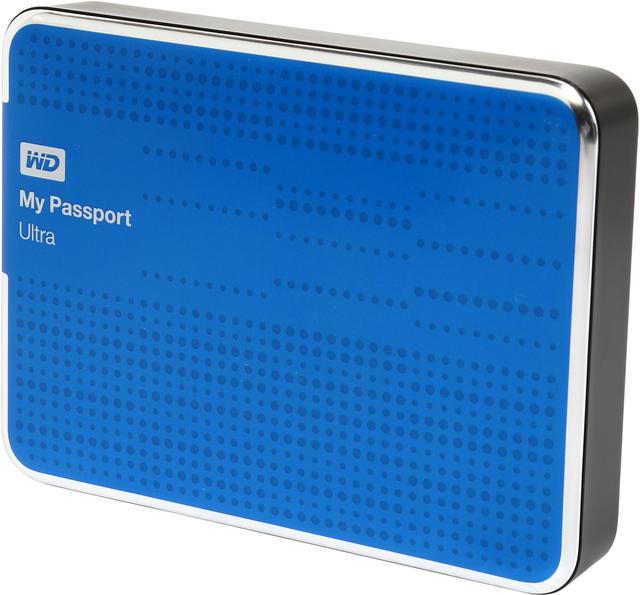 WD 2TB My Passport Ultra Portable Hard Drive USB 3.0 Model  WDBMWV0020BBL-NESN Blue