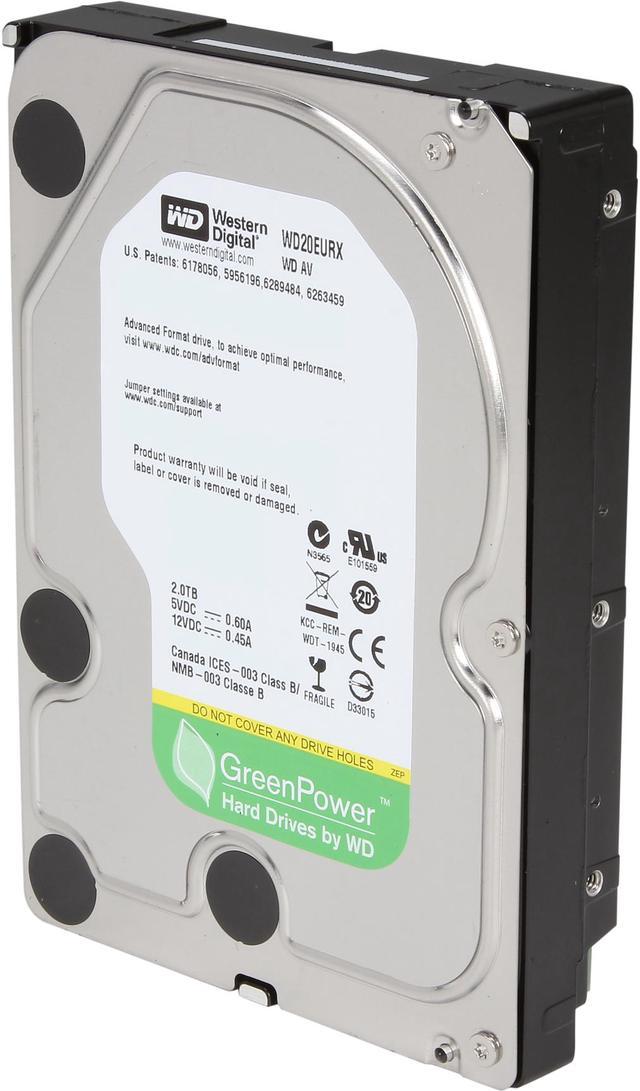 WD AV-GP 2TB IntelliPower 64MB Cache SATA 6.0Gb/s 3.5