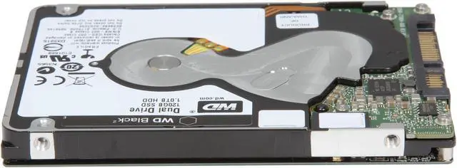 Alt view image 5 of 6 - WD Black² Dual Drive 2.5" 120 GB SSD + 1 TB HDD Kit WD1001X06XDTL
