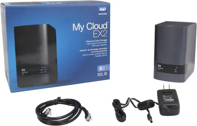 Alt view image 6 of 6 - WD My Cloud EX2 6TB Personal Cloud Storage - NAS (WDBVKW0060JCH-NESN)