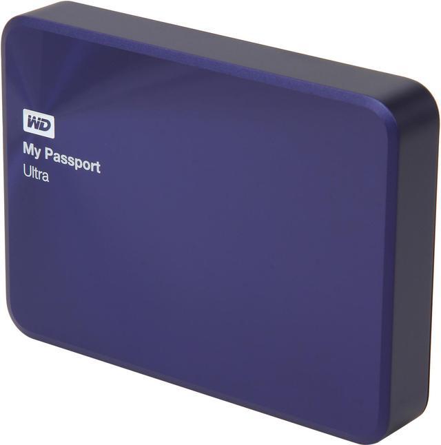 Alt view image 7 of 13 - WD 1TB Blue-Black My Passport Ultra Metal Edition Portable External Hard Drive - USB 3.0 - WDBTYH0010BBA-NESN