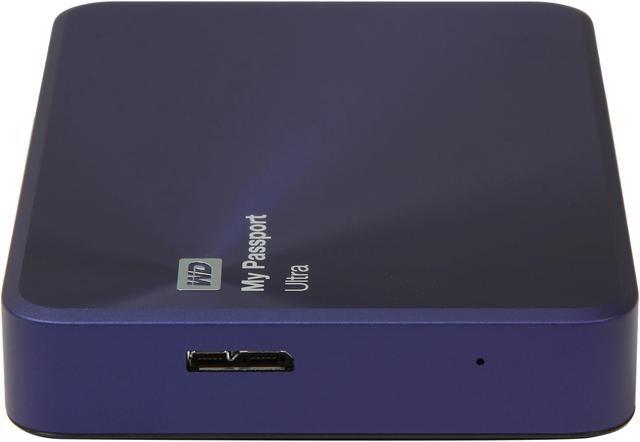 Alt view image 10 of 13 - WD 1TB Blue-Black My Passport Ultra Metal Edition Portable External Hard Drive - USB 3.0 - WDBTYH0010BBA-NESN