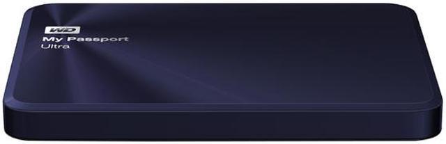 Alt view image 3 of 13 - WD 1TB Blue-Black My Passport Ultra Metal Edition Portable External Hard Drive - USB 3.0 - WDBTYH0010BBA-NESN