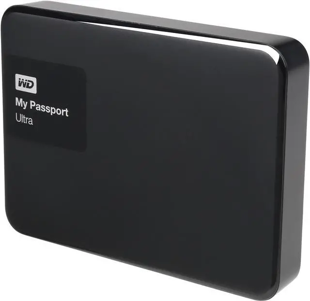 Main image of Western Digital 2TB My Passport Ultra Portable External Hard Drive, USB 3.0 - WDBBKD0020BBK-NESN Black