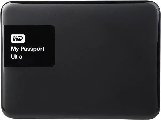 Alt view image 2 of 6 - Western Digital 2TB My Passport Ultra Portable External Hard Drive, USB 3.0 - WDBBKD0020BBK-NESN Black