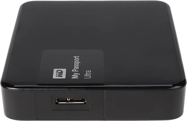 Alt view image 3 of 6 - Western Digital 2TB My Passport Ultra Portable External Hard Drive, USB 3.0 - WDBBKD0020BBK-NESN Black