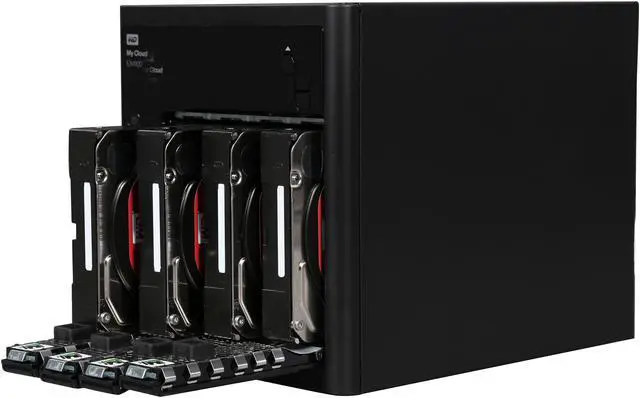 Alt view image 7 of 8 - WD 24TB My Cloud EX4100 Expert Series for Mac/PC & iOS/Android - NAS (WDBWZE0240KBK-NESN)