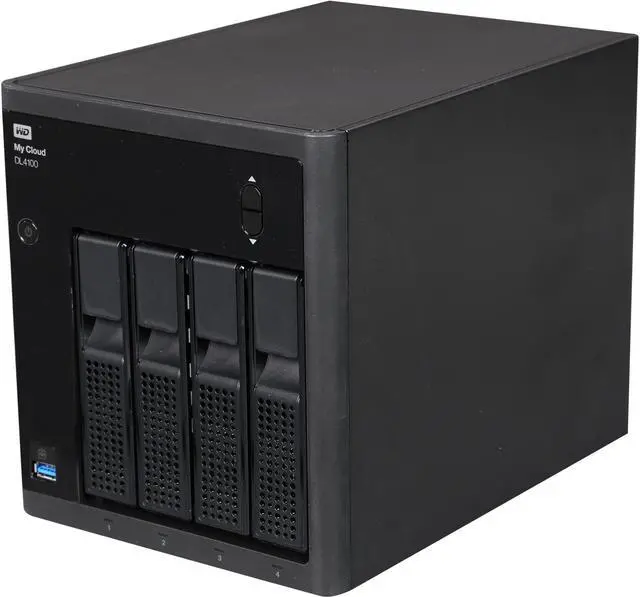 Main image of WD 8TB My Cloud DL4100 Business Series DL4100 NAS Network Attached Storage - NAS WDBNEZ0080KBK-NESN