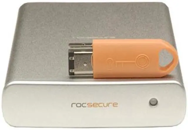 Alt view image 6 of 7 - rocstor Rocbit 2A 160GB 5400 RPM 2.5" USB 2.0 / Firewire400 Encrypted External Hard Drive Model J202F5-40