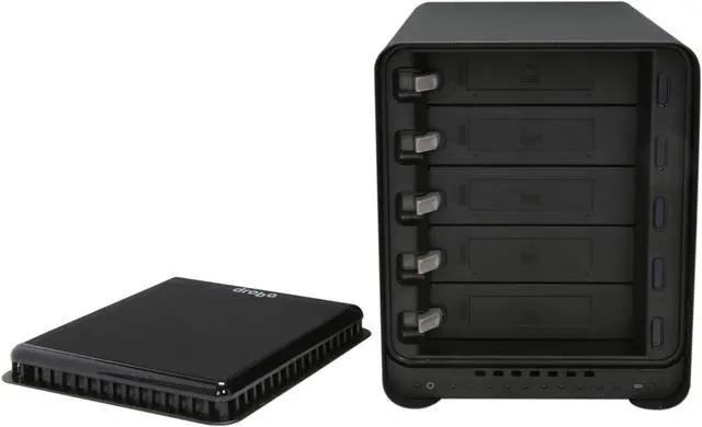 Alt view image 5 of 6 - Drobo FS DRDS2A21 10/100/1000 Ethernet Port Network External Hard Drive
