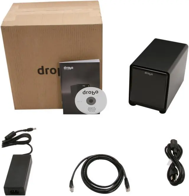 Alt view image 6 of 6 - Drobo FS DRDS2A21 10/100/1000 Ethernet Port Network External Hard Drive