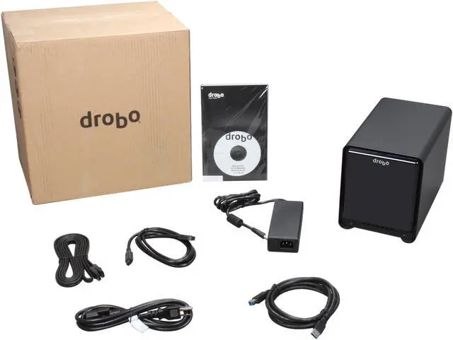 Alt view image 5 of 5 - Drobo S BeyondRAID 5 Bay Diskless Storage Array Enclosure - DRDR4A21