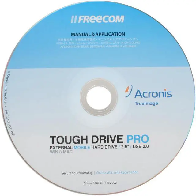 Alt view image 5 of 7 - FREECOM ToughDrive Pro 80GB USB 2.0 2.5" External Hard Drive 28681
