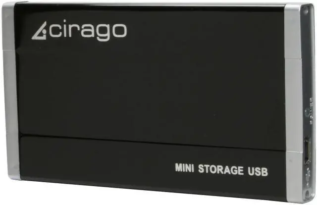 Alt view image 3 of 9 - cirago CST3060BLK 60GB 1.8" USB 2.0 External Hard Drive