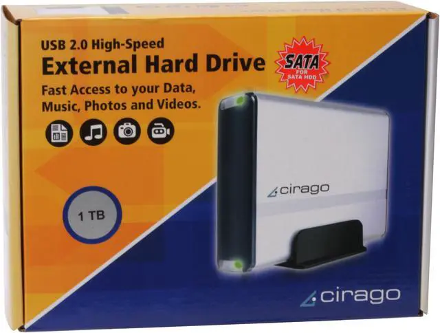 Alt view image 7 of 7 - cirago 1TB USB 2.0 3.5" External Hard Drive CST4100