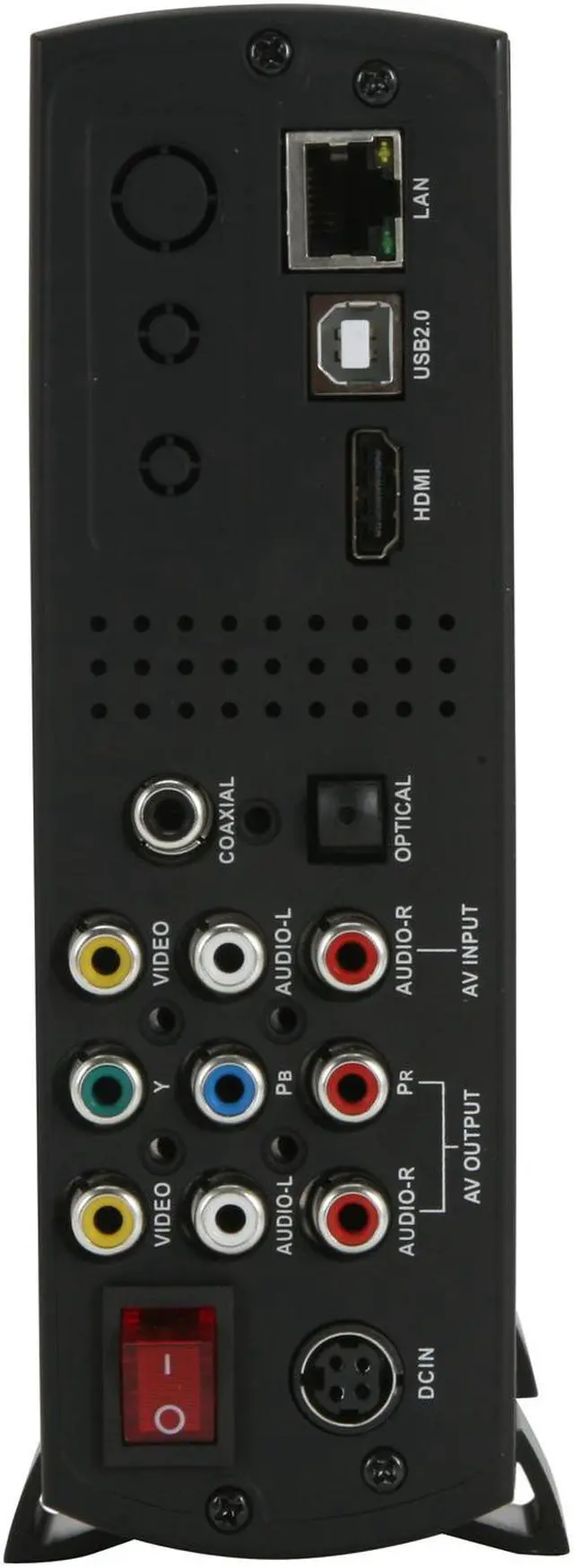 Alt view image 5 of 6 - cirago 1TB USB 2.0 / Ethernet / WiFi USB Dongle 3.5" Media Center USB/Ethernet/AV CMC1100