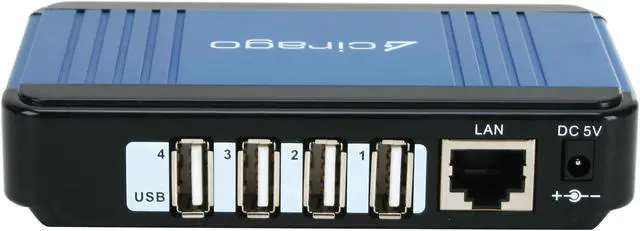 Alt view image 4 of 5 - Cirago NUS1000 Network USB Storage Link
