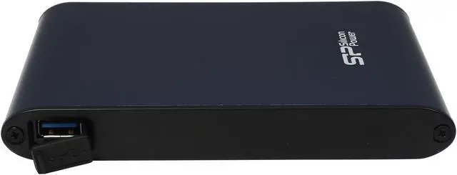 Alt view image 4 of 7 - Silicon Power 2TB Armor A80 Portable Hard Drive USB 3.0 Model SP020TBPHDA80S3B Blue