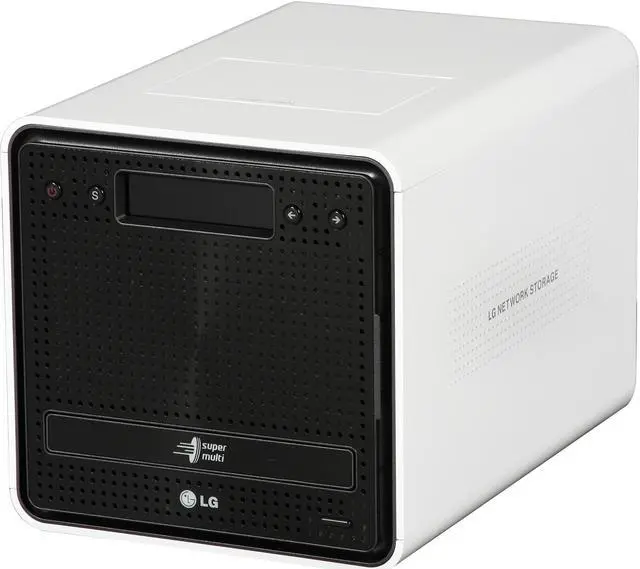 Main image of LG N2R1DD2 1TB x 2 (3.5", 7,200rpm) Super Multi NAS with DVD-RW