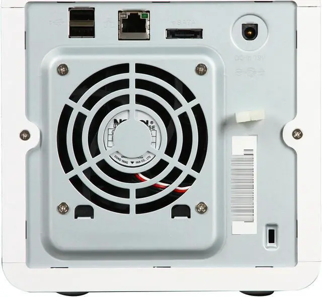Alt view image 4 of 5 - LG N2R1DD2 1TB x 2 (3.5", 7,200rpm) Super Multi NAS with DVD-RW