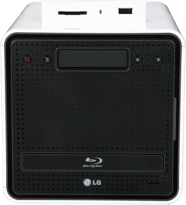 Alt view image 2 of 5 - LG N2B1D Diskless System Super Multi NAS with Blu-ray Disc ReWriter
