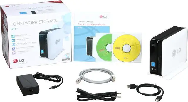 Alt view image 5 of 5 - LG N1T1DD1AVAR01I 1TB Super Multi NAS with DVD ReWriter