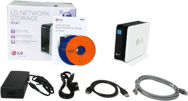 Alt view image 5 of 5 - LG N1A1DD1.AVAR01I 1TB Super-Multi NAS (White)