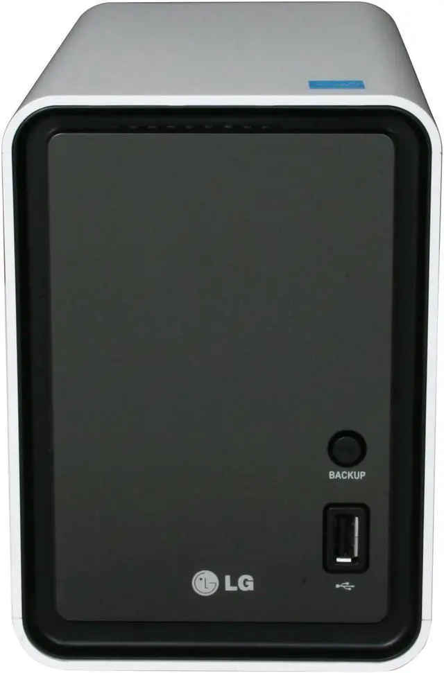 Alt view image 2 of 5 - LG N2A2DD2 2TB (2x1TB) Network Storage