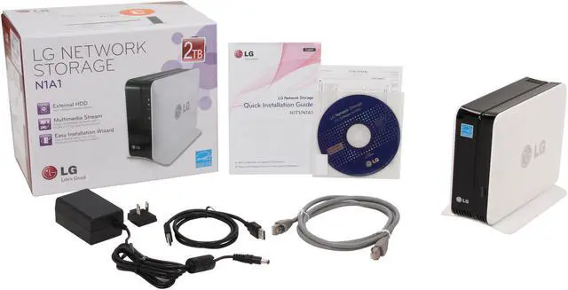 Alt view image 5 of 5 - LG N1A1NF1 2TB Network Storage