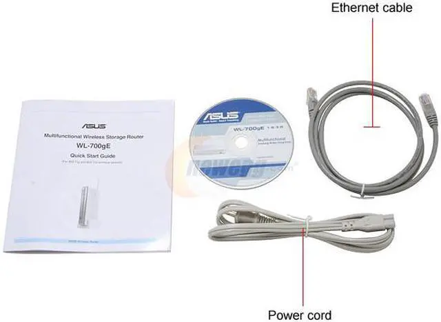 Alt view image 4 of 5 - ASUS WL-700gE-160G Multifunctional Broadrange Wireless Router(160GB Hard Drive Pre-installed) IEEE 802.3/3u, IEEE 802.11b/g