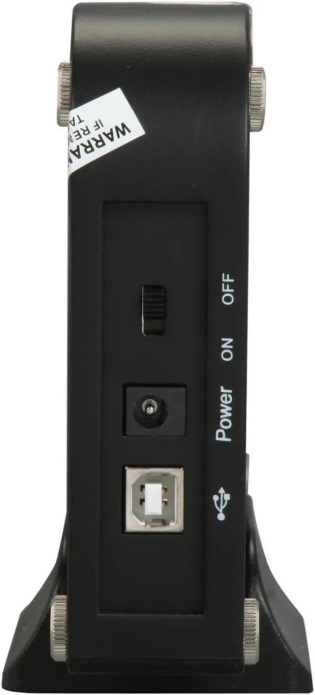 Alt view image 4 of 5 - Eagle Tech 320GB USB 2.0 3.5" External Hard Drive ET-CS320NSU2-BK Black