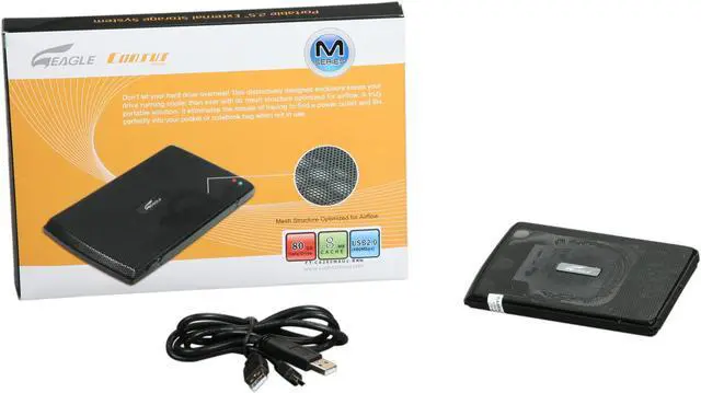 Alt view image 5 of 5 - Eagle Tech Consus 80GB USB 2.0 2.5" External Hard Drive ET-CS280MSU2-BKN