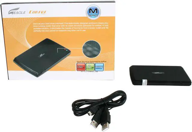 Alt view image 4 of 4 - Eagle Tech 120GB USB 2.0 2.5" Pocket Hard Drive ET-CS2120MSU2-BK Black