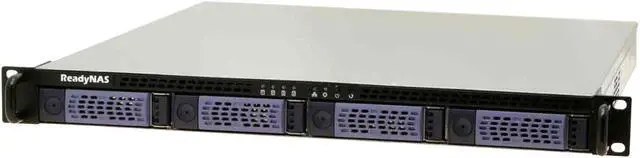 Alt view image 2 of 9 - Infrant ReadyNAS 1000S RN1000S-3000, 4 x 750GB Seagate SATA, pre-built RAID 5, 512MB memory, 1U Rack mount