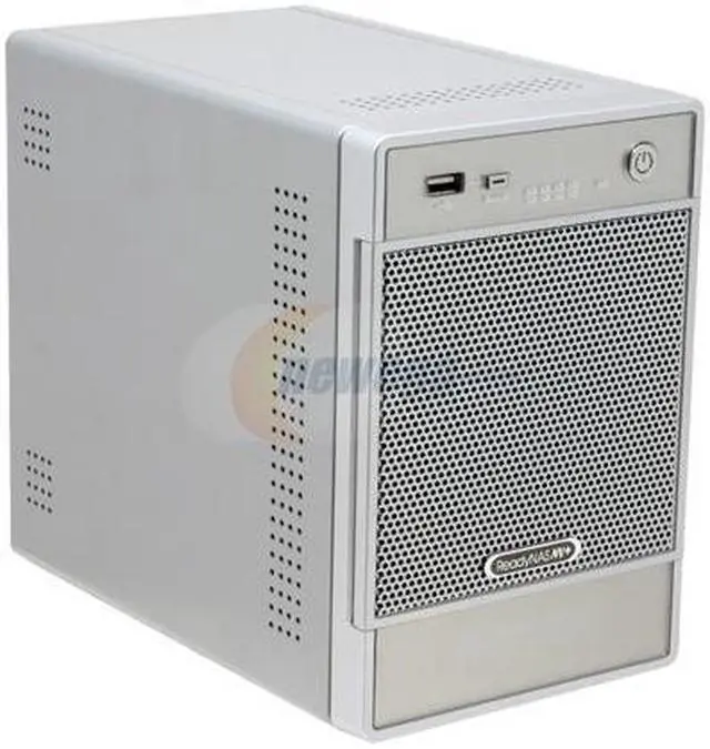 Alt view image 2 of 10 - Infrant ReadyNAS NV RNV2-S2-0000, no pre-installed HDD with 4 empty disk trays, support X-RAID and RAID 0/1/5, 256MB memory, Silver, SFF desktop