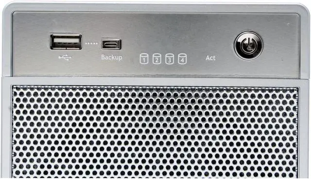 Alt view image 5 of 10 - Infrant ReadyNAS NV RNV2-S2-0000, no pre-installed HDD with 4 empty disk trays, support X-RAID and RAID 0/1/5, 256MB memory, Silver, SFF desktop