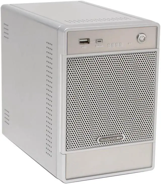 Alt view image 2 of 5 - Infrant ReadyNAS NV+ RNV2-S2-X440, 1.6TB with 4 x 400GB pre-installed HDDs, X-RAID, 256MB memory