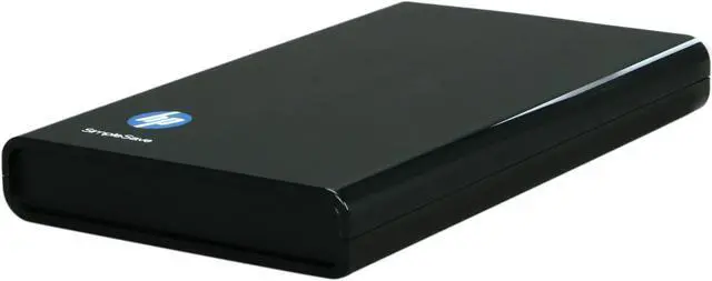 Main image of HP SimpleSave 640GB USB 2.0 2.5" Portable Hard Drive HPBAAC6400ABK-NHSN Glossy Black