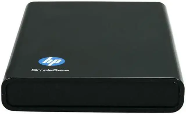 Alt view image 2 of 5 - HP SimpleSave 640GB USB 2.0 2.5" Portable Hard Drive HPBAAC6400ABK-NHSN Glossy Black
