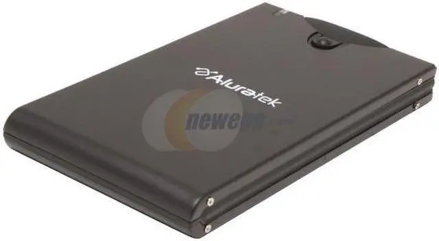 Alt view image 2 of 6 - Aluratek Tornado 120GB USB 2.0 2.5" External Hard Drive With Push Button Auto Backup AHDUB250120