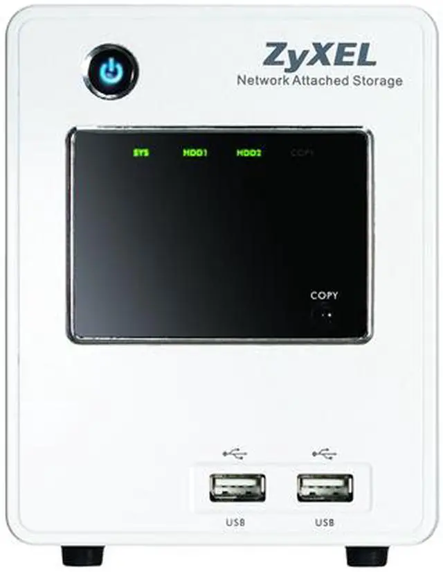 Alt view image 2 of 3 - ZyXEL NSA220 Diskless System Network Storage Appliance