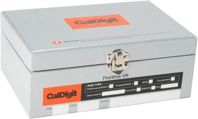 Alt view image 10 of 12 - CalDigit 320GB 7200 RPM 3.5" USB 2.0 / Firewire400 / Firewire800 External Hard Drive Model Fire wire VR 320