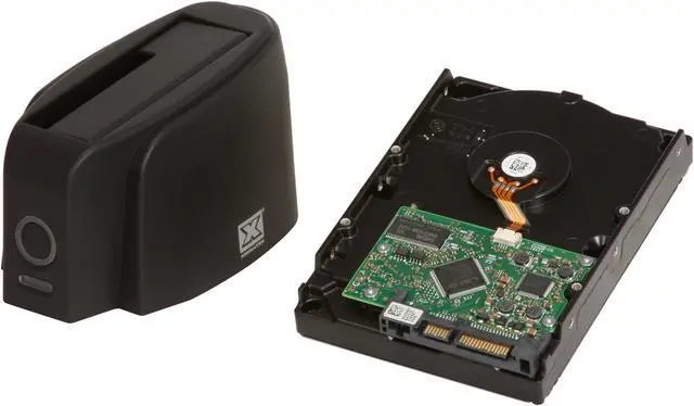 Alt view image 2 of 7 - Xigmatek 1TB USB 2.0 / eSATA 3.5" External Hard Drive HDU-USD0110 Black